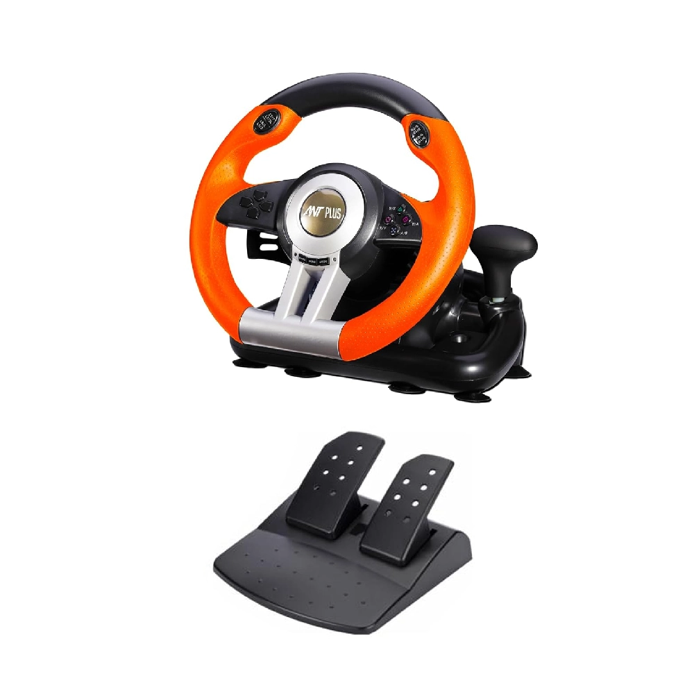 Ant Esports Steering Wheel with Gear Shifter Gaming Racing Wheel (Fire Pro V3) view 2